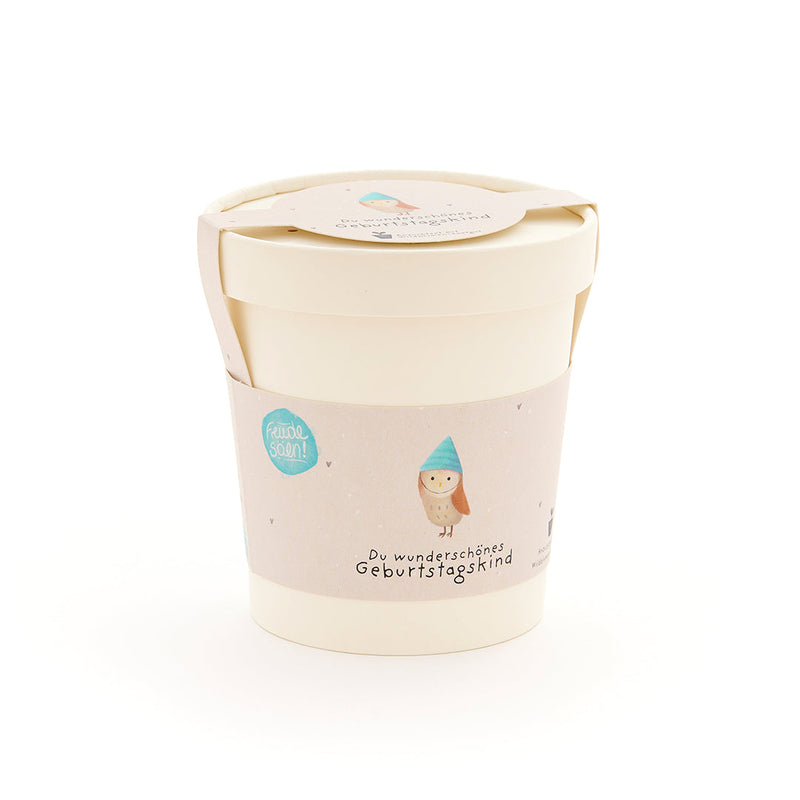 Geburtstagskind Becher – Anzuchtset mit Wildblumen — Ansicht 2
