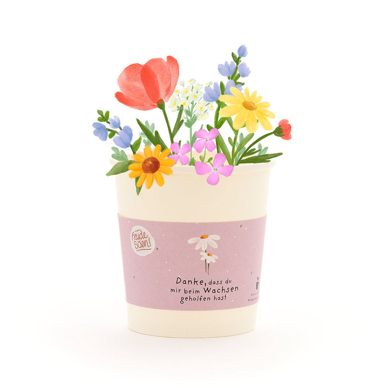 Danke, dass du mir beim Wachsen geholfen hast – Wildblumen-Anzuchtset — Die Stadtgärtner
