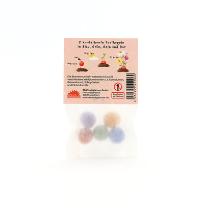 5 Flower Marbles 