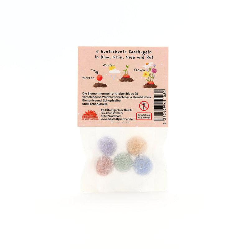 5 Flower Marbles "ILYSFM" - I Love You So F***ing Much by Die Stadtgärtner — Ansicht 3