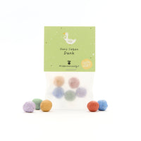 5 flower marbles in a "Goose-ly Thank You" pouch — Ansicht 2