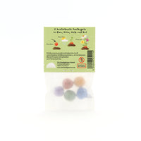 5 flower marbles in a "Goose-ly Thank You" pouch — Ansicht 3