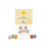 5 flower seed balls in a "Hello Sunshine" pouch - seed bombs for gifting — Ansicht 2