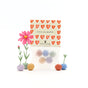 5 Flower Marbles "Love You Bestie" - Seed Marbles for Friends