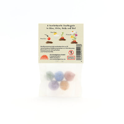 5 Flower Marbles 