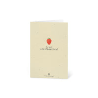 Grußkarte „Du bist unentbeerlich“ – Saatpapier mit Wildblumensamen — Ansicht 8