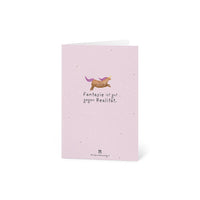 Grußkarte Fantasie ist gut gegen Realität – Saatpapier mit Wildblumensamen — Ansicht 8