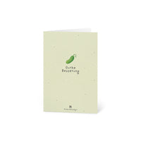 Grußkarte Gurke Besserung – Saatpapier mit Wildblumensamen — Ansicht 8