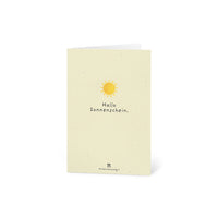 Grußkarte Hallo Sonnenschein – Saatpapier mit Wildblumensamen — Ansicht 8