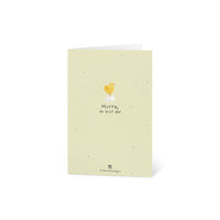 Grußkarte Hurra, du bist da! – Saatpapier mit Wildblumensamen — Ansicht 8