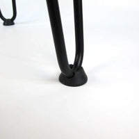 Coffee table Duero made from a wine barrel lid Ø54cm oak wood steel legs handmade — Ansicht 9