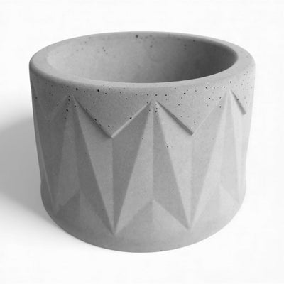 Vazona Concrete Plant Pot Ø 10 cm with Felt Pads