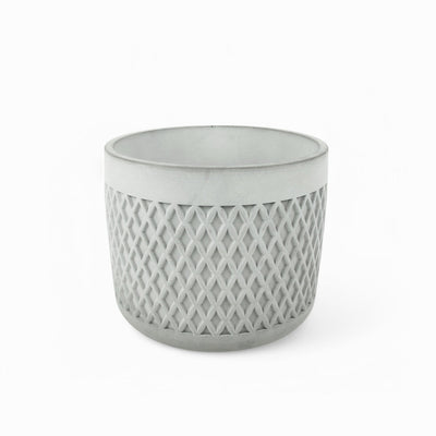 Tuvag Blumentopf Ø 14 cm aus Beton – Handgefertigt