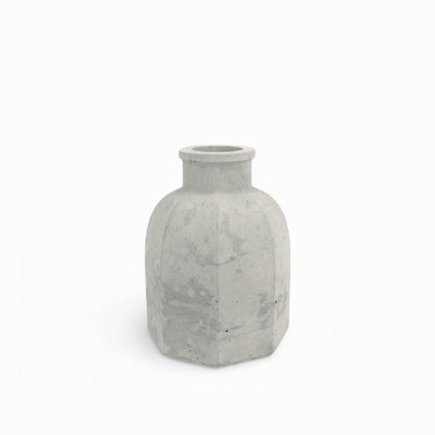 Biro Vase Beton achteckig Anthrazit Grau wasserdicht