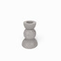 Linn Concrete Candle Holder – Grey & Anthracite