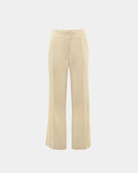 Trousers Sustainable Fabric Linen Marlene High-Waist Two Buttons EU Production — Ansicht 1