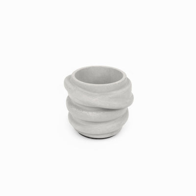 Karuu Gefäß Beton – Verknotetes Design, Grau oder Anthrazit
