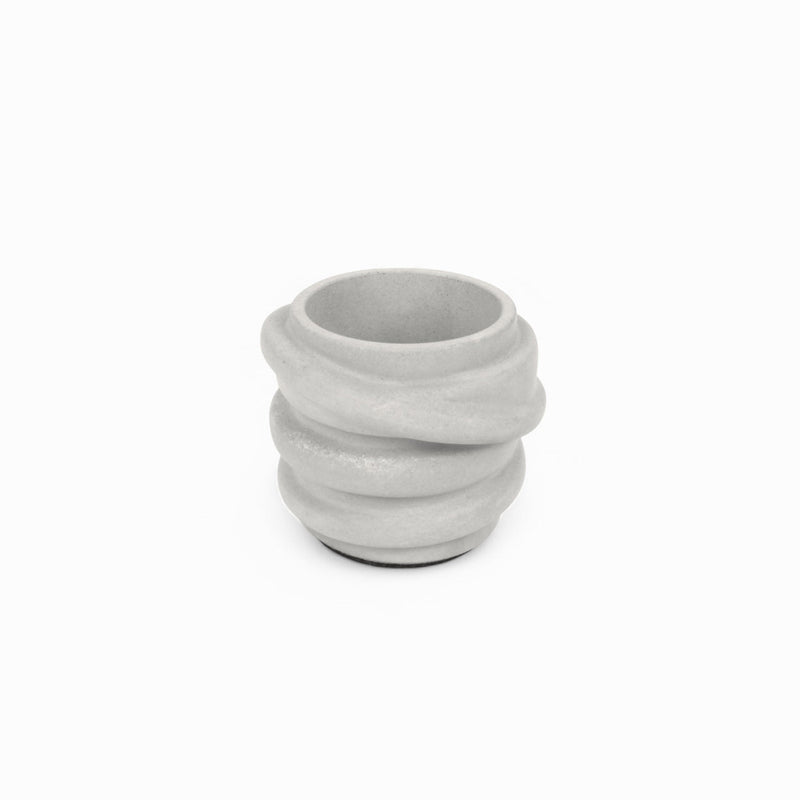 Karuu Gefäß Beton – Verknotetes Design, Grau oder Anthrazit — Handworkz