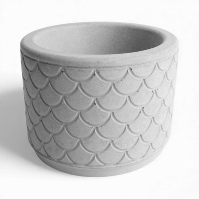 Zoppy Blumentopf aus Beton Ø 10 cm mit Filzfüßen