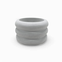 Flori Blumentopf Ø10cm Beton – Handgefertigt Robust Wasserdicht — Ansicht 4
