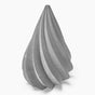 Trykk Weihnachtsbaum aus Beton – modernes Deko-Element grau