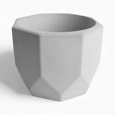 Dilnik Blumentopf aus Beton Ø 10 cm mit Filzfüßen