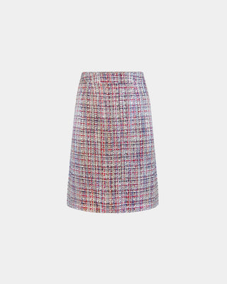 Rock Sustainable Fabric Gabrielle, Bouclé | A-Linien Minirock | EU-Produktion
