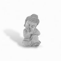 Bala Buddha – Beton Figur Grau & Anthrazit Wohndeko — Ansicht 6