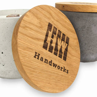 Fuego | Wachsfresser – Effizientes Kerzenrecycling | Beton | Echtholz