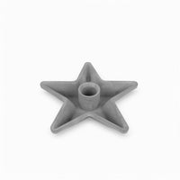 Tähti Kerzenständer Sternform Beton – Grau & Anthrazit — Ansicht 4