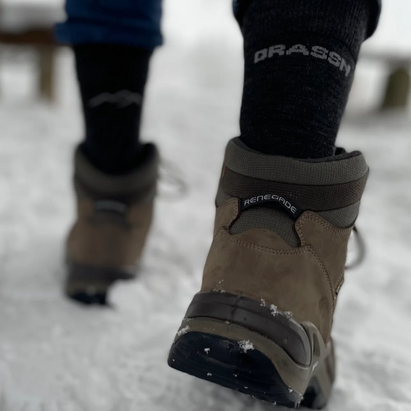 Outdoor-Socken aus Merinowolle – Unisex, anatomisch & rutschfest — Ansicht 11