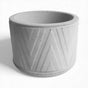 Puodas Blumentopf aus Beton Ø 10 cm mit Filzfüßen