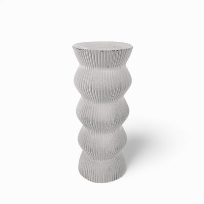 Jaro Vase aus Beton – Wasserdicht, hochfest & gerippt