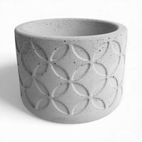 Olla Blumentopf aus Beton Ø 10 cm mit Filzfüßen — Ansicht 4