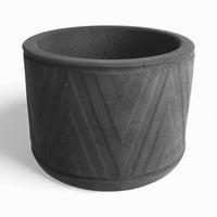Puodas Blumentopf aus Beton Ø 10 cm mit Filzfüßen — Ansicht 5