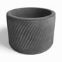 Sukuri Blumentopf aus Beton Ø 10 cm mit Filzfüßen