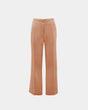 Trousers Marlene ORGANIC Linen Apricot wide fit | Aline CELI