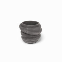 Karuu Gefäß Beton – Verknotetes Design, Grau oder Anthrazit — Ansicht 5