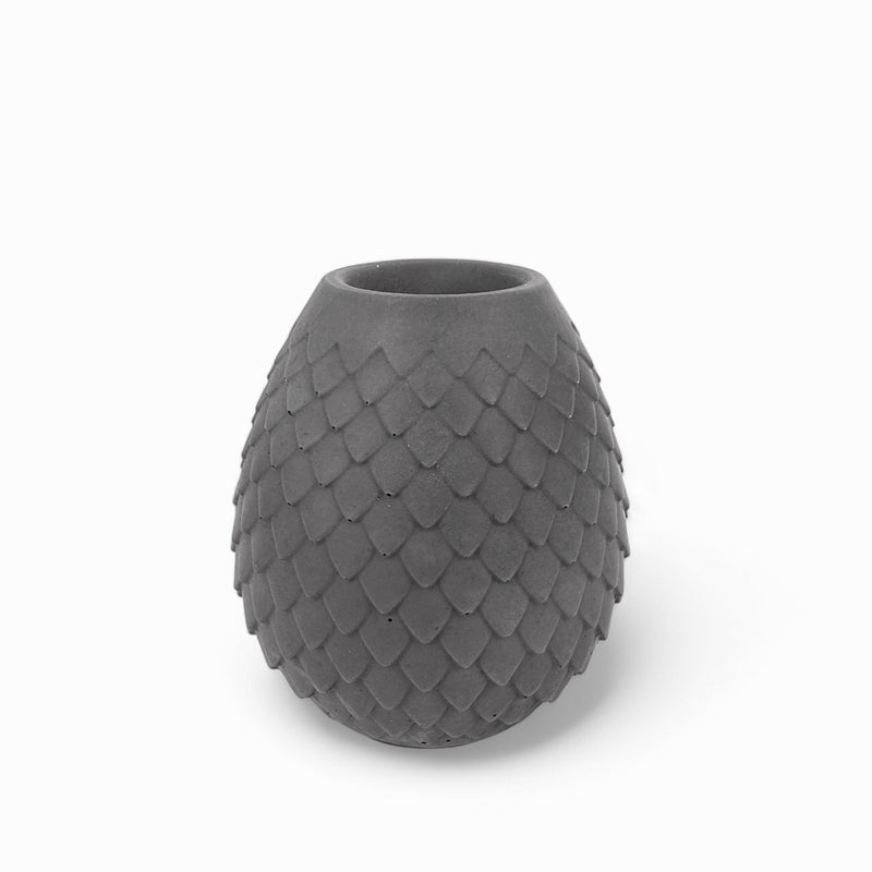 Muna Vase Concrete Egg-Shaped Waterproof Felt Feet — Ansicht 5