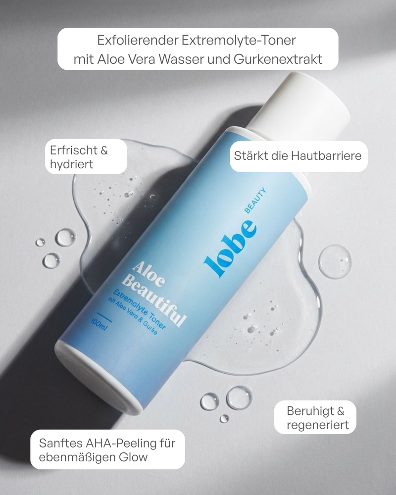 lobe Aloe-Beautiful Toner | Intensive Hydration | Mit Aloe Vera & Gurkenextrakt — Ansicht 4