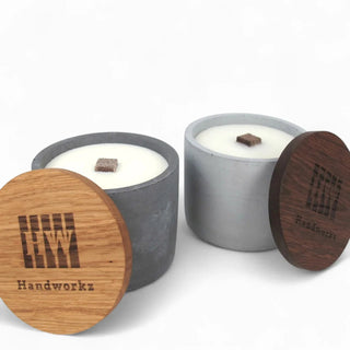 Fuego | Wachsfresser – Effizientes Kerzenrecycling | Beton | Echtholz