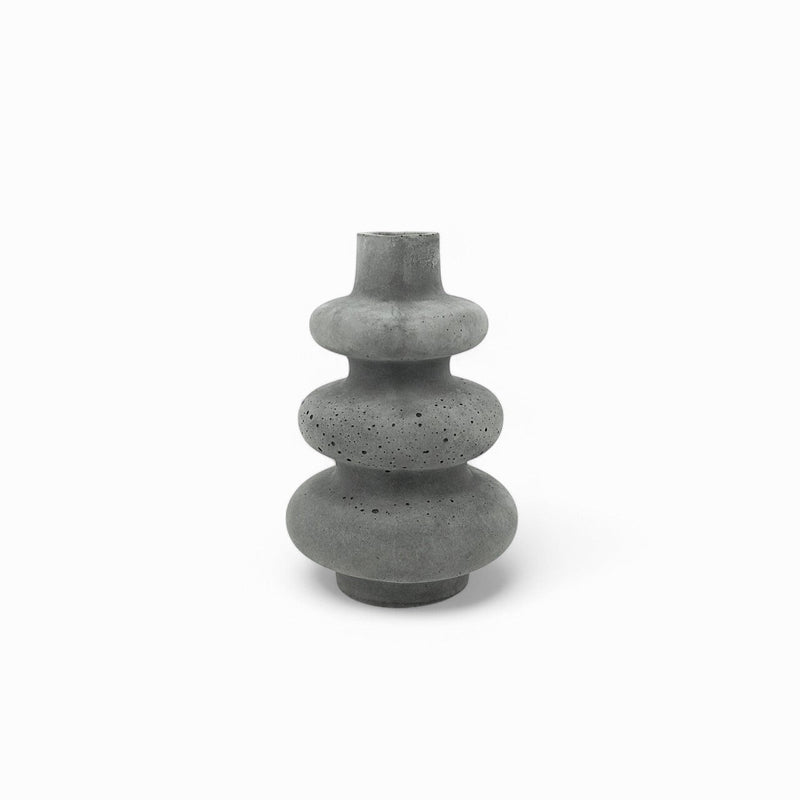 Pasu Vase aus Beton – Anthrazit, wasserdicht mit Filzfüßen — Ansicht 7