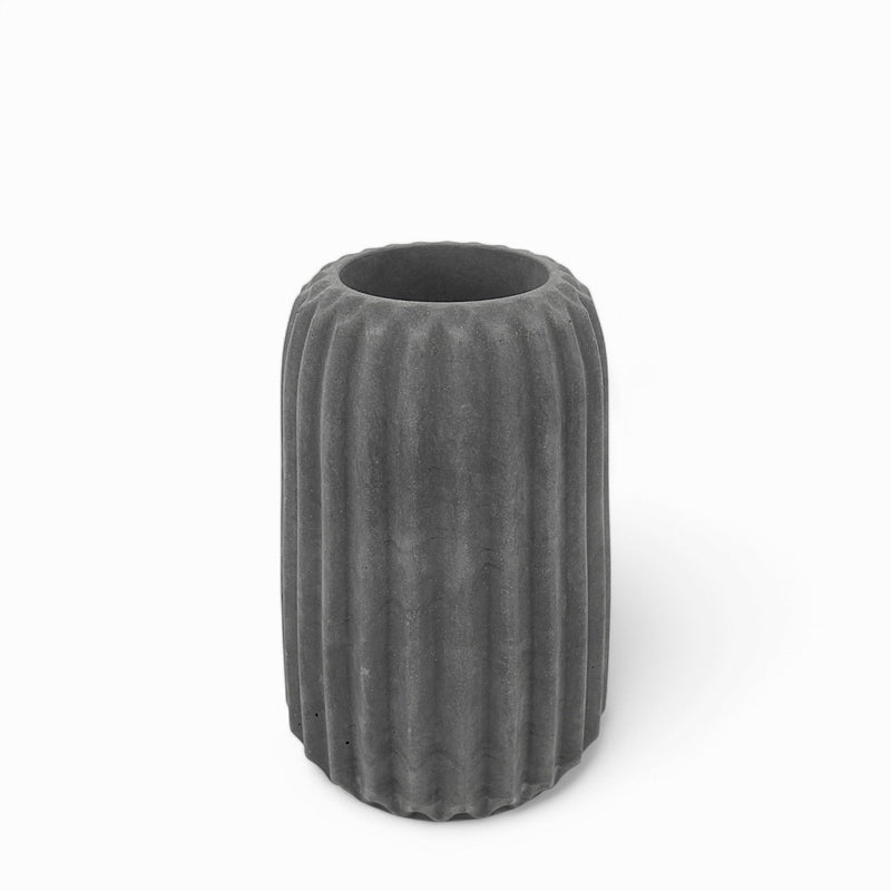 Wazon Betonvase Wasserdicht – Minimalistisches Design Grau oder Anthrazit — Ansicht 6