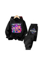 2025 movie korean style Sets Children Hoodies Kpop Demon Hunters Pullover Sweatshirt Trucksuit Cartoon Girls Boy Kids Clothes