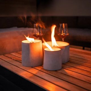 CLARUS | Dauerkerzen 3er-Set | Windresistent & nachhaltig