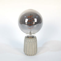 Violet Concrete Table Lamp – Dimmable, modern design, handmade — Ansicht 9