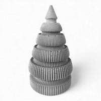 Kiri Weihnachtsbaum aus Beton – modern, in zwei Größen — Ansicht 7