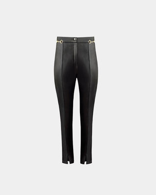 Loren trousers – pineapple leather | Slim fit | Vegan &amp; elegant