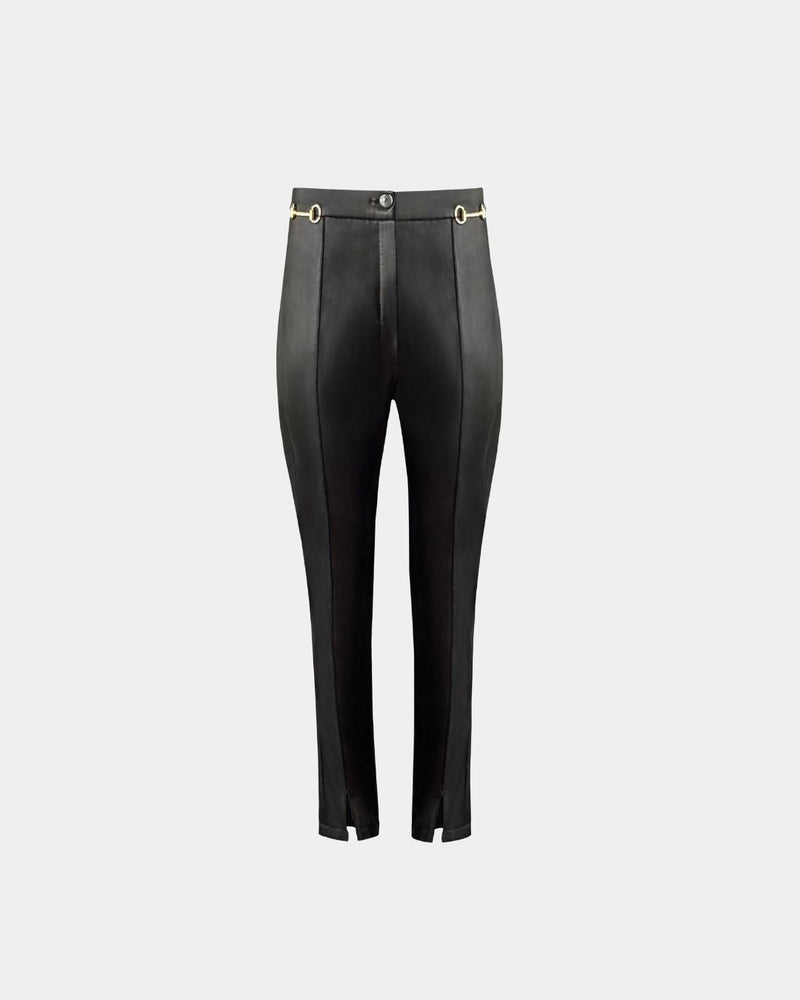 Pants Loren - Pineapple Leather Slim-Fit Vegan Elegant Women's Fashion — Ansicht 1