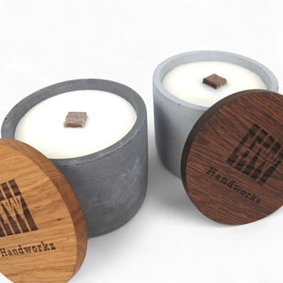 Fuego | Wachsfresser – Effizientes Kerzenrecycling | Beton | Echtholz